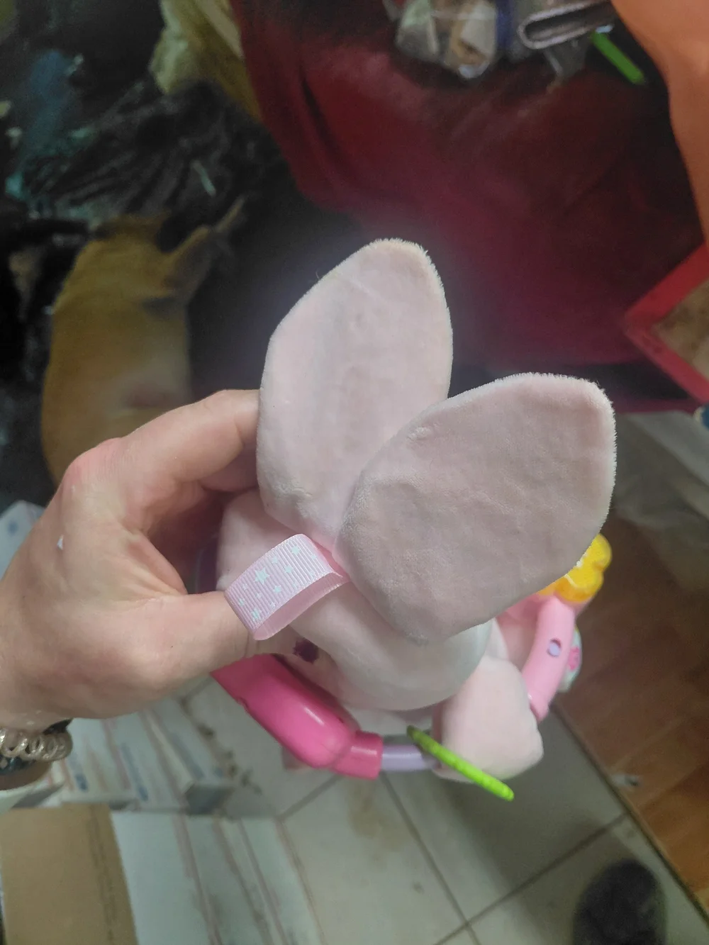 Ryotagift Baby Bilingual Musical Rabbit Stuffed Animal works great